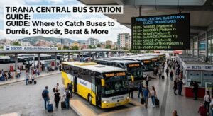Read more about the article Tirana Central Bus Station Guide: Where to Catch Buses to Durrës, Shkodër, Berat & More